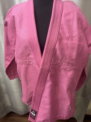 FUJI KIMONO Women Martials Arts Core Pink Premium Cotton Jacket 83977 SZ W3