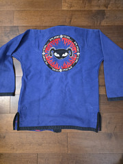 LUCKY Gi – PUSCIFER Jiu jitsu BJJ Kimono, Size A0 Fits like A1. Vintage RARE!