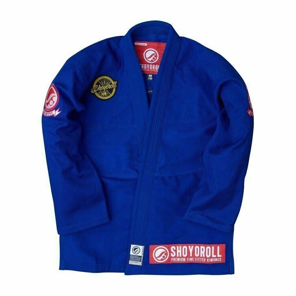 Blue Shoyoroll Jiu Jitsu Gi Professional Competitor Retro Batch 71 with Bag
