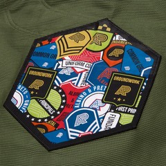 Albino and Preto Fundamental Olive Reserve Gi JIU JITSU Kimono 450 GSM