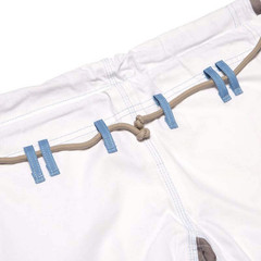 Albino and Preto Batch #7 Grey Skies White JIU JITSU GI PREMIUM Quality