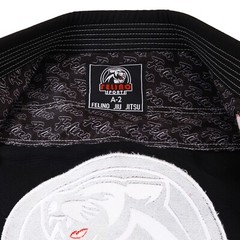Felino Black Adult Premium BJJ Gi Uniform Pearl Weave Brazilian JiuJitsu Kimono