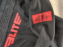 Elite Sports BJJ Gi Size A3 Black Jui Jujitsu Martial Arts MMA Jacket Pants Belt