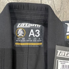 New Tatami Nova Absolute Black Gi A3 With White Belt Men