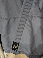 Sanabul Essential BJJ Gi Kimono Top for Men Brazilian Jiu Jitsu Gi Size A1 Grey