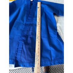 Fuji Judo Gi Uniform Size 2 Blue 65 Polyester 35 Cotton Made in USA