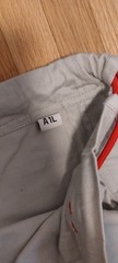 NEW MAEDA RED LABEL 2.0 8 OZ COTTON DRILL GI PANTS GREY AND RED TRIM A1L IBJJF