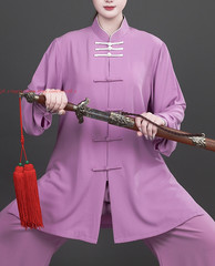 Unisex Cotton blend Kung Fu Tai Chi Uniform Martial Arts Clothes Traditional Set
