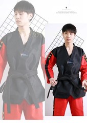 3 StarsTaekwondo Uniform Long Sleeve Kids Adult Clothes Taekwondo Martial Arts