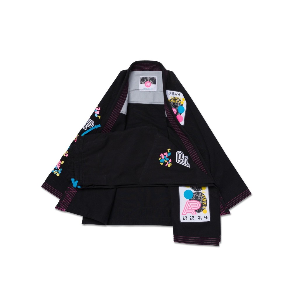 Albino & Preto Sanktuary Black BJJ Gi Kimono Limited Edition With Bags