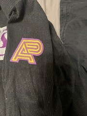 Albino and Preto A&P x NBA Lakers Black A5 Jiu Jitsu Gi.