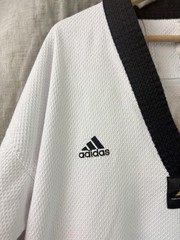Adidas Taekwondo Dobok Gi Jacket Mens 3XL White Tiger WTF Uniform Top Korea