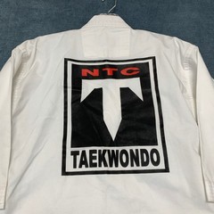 Pine Tree Sangmoosa Taekwondo Uniform Set Unisex 0 White Breathable with Belt