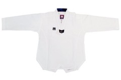 MOOTO EXTERA S5 Uniform (with White V NECK) WTF Taekwondo Dobok + KUKKIWON Patch