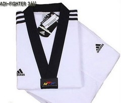 Adidas ADI-FIGHTER NEW 3-STRIPE Taekwondo Uniform (Dobok) Tae Kwon Do TKD