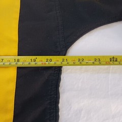 Martial Arts Shirt Youth Size 2 Kickboxing Judo Karate Cotton/Poly Black Yellow