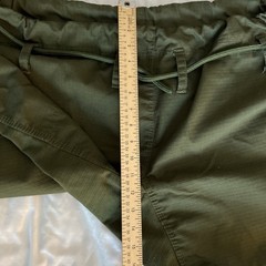 Hawk GI Jiu Jitsu A3 Green Pants Double Knee Rope Tie Waist Ripstop Pattern ￼