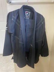 Origin Jiu-Jitsu Gi set A1/S black jacket medium pants with raptor bag (blue)