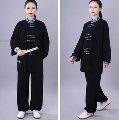 Unisex Tai Chi Suit Morning Exercise Uniform Cotton Kung Fu martial arts Suits