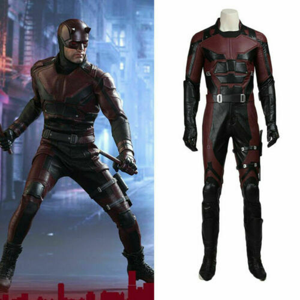 Daredevil Matthew Michael Murdock Cosplay Costume Halloween Outfit