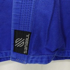 Sanabul Gi Jacket Adult A2 Blue BJJ Brazilian Jiu Jitsu