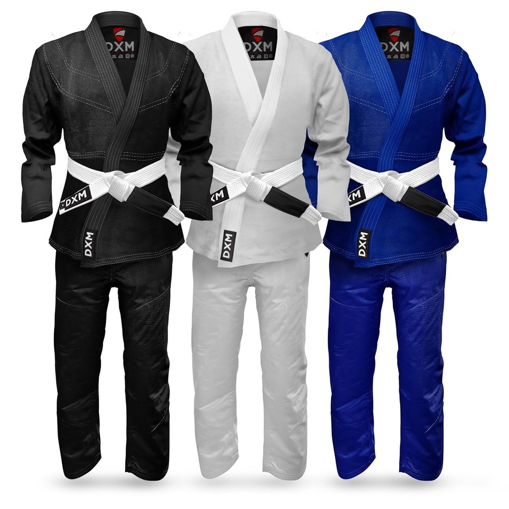 DXM Sports BJJ Gi Lightweight Preshrunk Men Brazilian Jiu Jitsu Gi Judogi