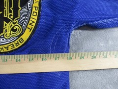 Break Point Jiu Jitsu Gi Boys K1 Blue Yellow BJJ Kimono Set MMA Youth
