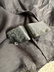 Paris Atelier & Other Stories Linen Dress Women L Gray Puff Sleeve Square Neck