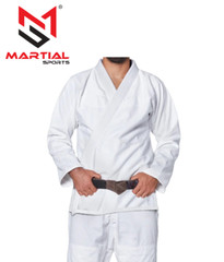 Martial Sports Brazilian Jiu Jitsu Gi – White – *FREE BELT!* – *FREE SHIPPING!!*