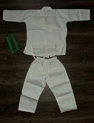 Karate Martial Arts Uniform – Childs Size 00 with Belt & Foam Nunchucks
