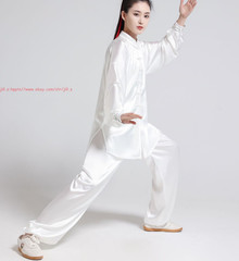 Women Mens Martial Arts Suit Chinese Traditional Tang Suit Tai Chi Kung Fu Sets