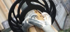 carbon fibre tsuba japanese crane – Japanese samurai blade shinai tsubb accessor