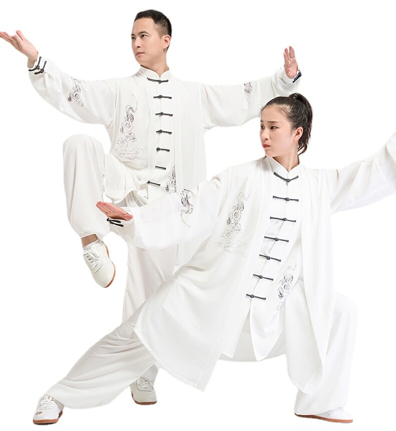 Three Pieces Tai Chi Clothes Wushu Clothing Kung Fu Martial Art Uniform Taiji