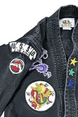 Bushido Gi Size 0/140 Martial Arts Supplies BJJ Jui Jitsu Black With Patches