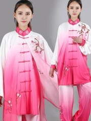 Tai Chi Uniform Women Men Arts Uniform Chinese Traditional Kung Fu Sportswear