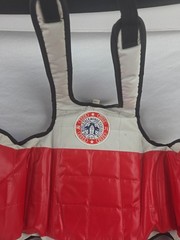 The World Taekwondo Federation Sparring Vest Martial Arts Karate MMA Size Small