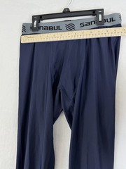 Sanabul Large Mens Base Layer Compression Pants MMA Jiu Jitsu Navy Blue