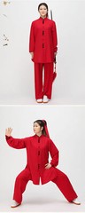 Tai Chi Clothes Wushu Clothing Kung Fu Dress Martial Art Uniform Spring Summer