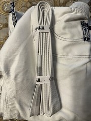 Kids Fuji Suparaito Kimono Gi White BJJ