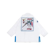 Albino & Preto A&P x Wing Gundam BJJ Gi White 450 GSM IBJJF Jiu Jitsu Kimono