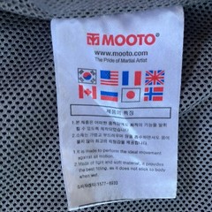 Mooto Official Taekwondo Sports Hooded Martial Arts MMA Wind Breaker Sz 140/0