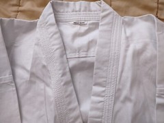 Lot 3, Sz 4 (XL) Brand New Judo/Karate Gi Light-Med Wt Cott 33-34in Tall, 2Belts