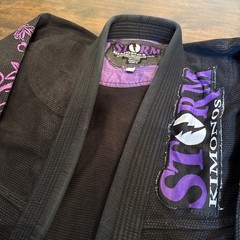 Storm Kimono Jacket Black & Purple Women’s F2 T2 GI 006