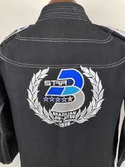 BJJ GII BRAZILIAN JIU-JITSU 1998 WORLD CHAMPION BLACK SIZE A3 *TOP ONLY* RARE!