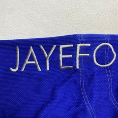 JAYEFO Jiu Jitsu Gi Kimono Suit Mens A1 Blue BJJ Karate Uniform Set