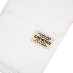 Albino and Preto Batch #7 Grey Skies White JIU JITSU GI PREMIUM Quality