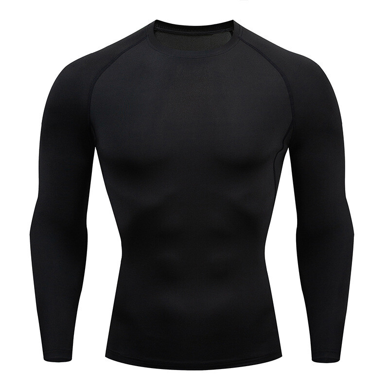 Pure Color BJJ Rashguard-Professional BJJ Rashguard Long Sleeves Tight-fitting u
