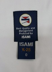 New ISAMI Karate Gi Classic White Sz K-25 O