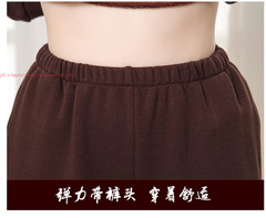 Fall Winter Unisex Meditation Monk Thicken uniform Warm Lay Zen flannel Outfits