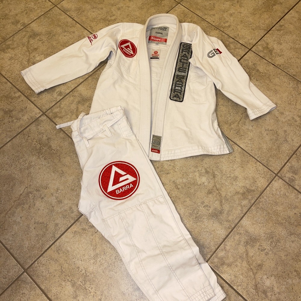Gracie Barra GB1 Edition Kimono White Set Top & Pants Only Size A0. See Pics